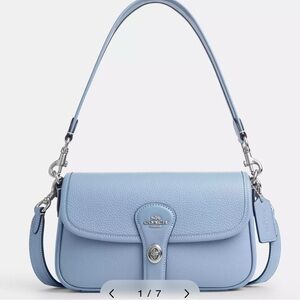 Coach hadley Bluebell Leather Shoulder Bag